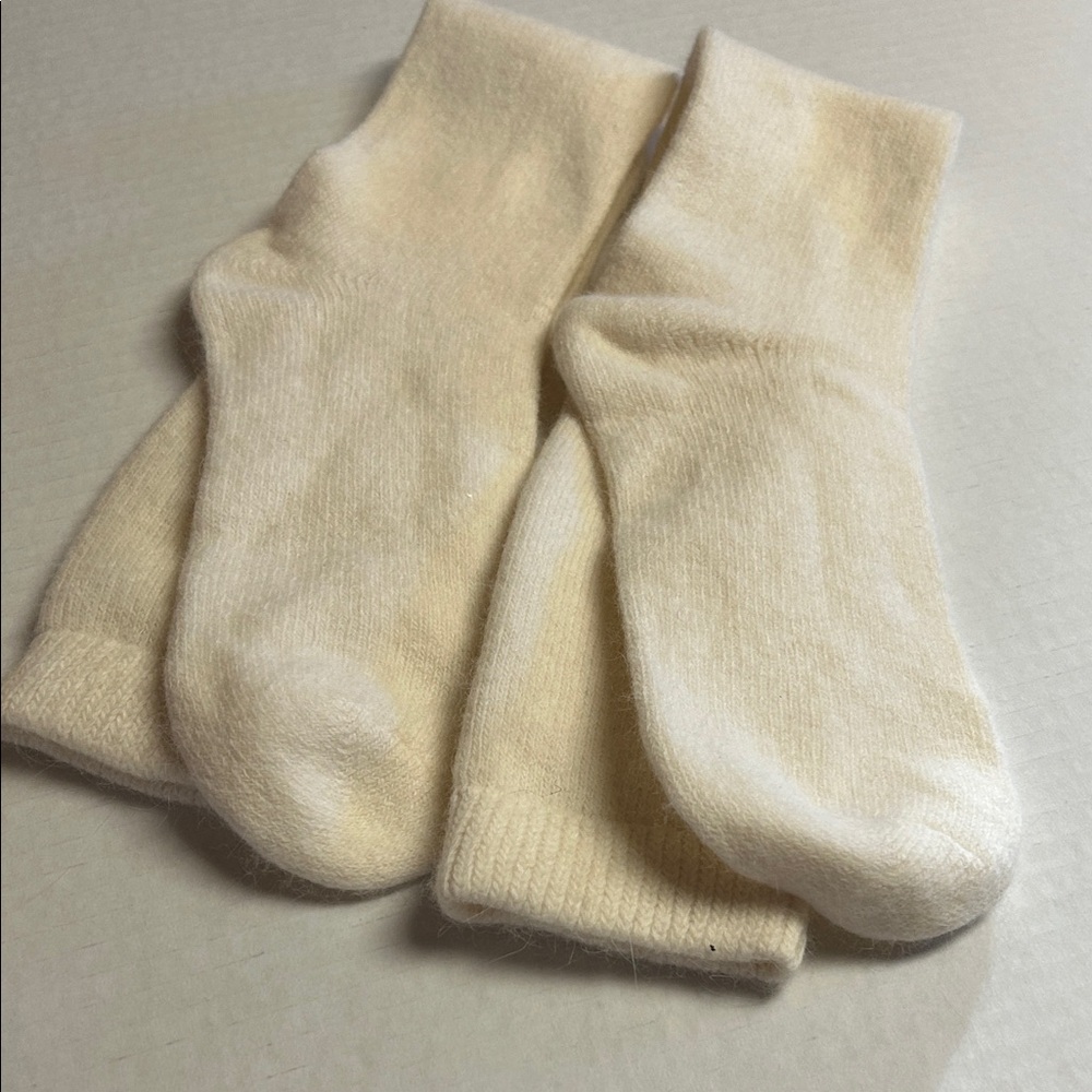 White knee high socks